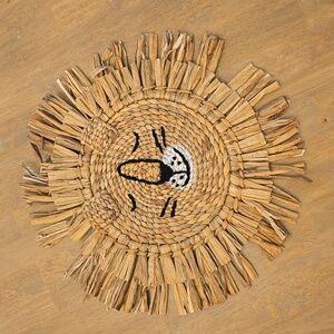 Woven Lion head decor